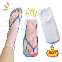 👣🧦Sokken met manicureprint