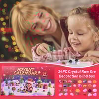 Christmas Advent Crystal Blind Box (24 Grids)