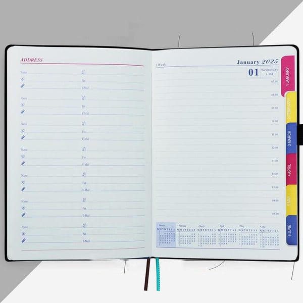 2025 Én dag, én side  Daily Planner - din ultimate gavekalender