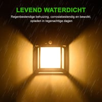 Wandlamp op zonne-energie