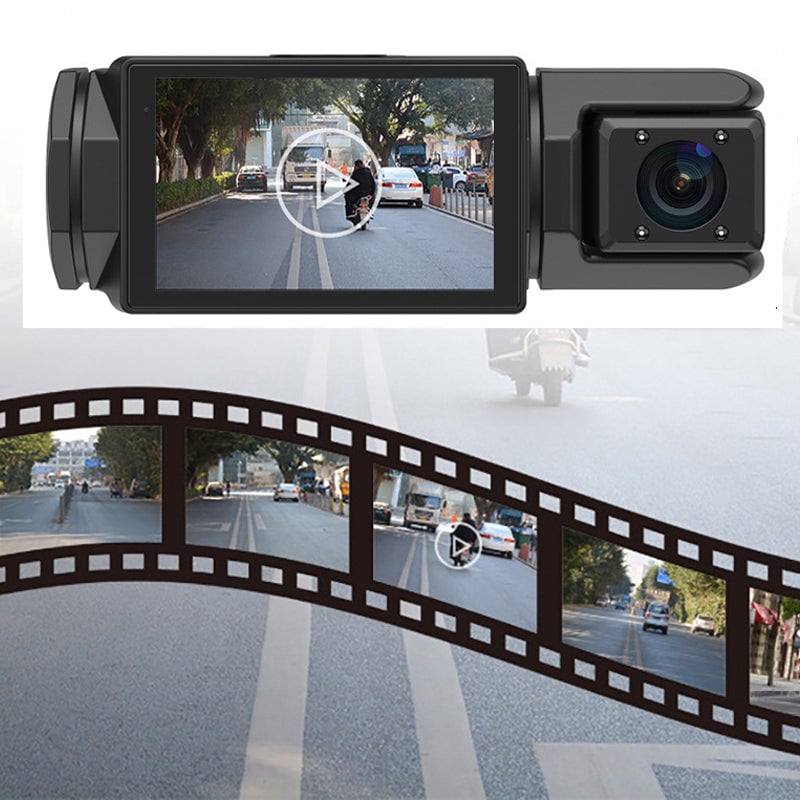 Three-lens driving recorder