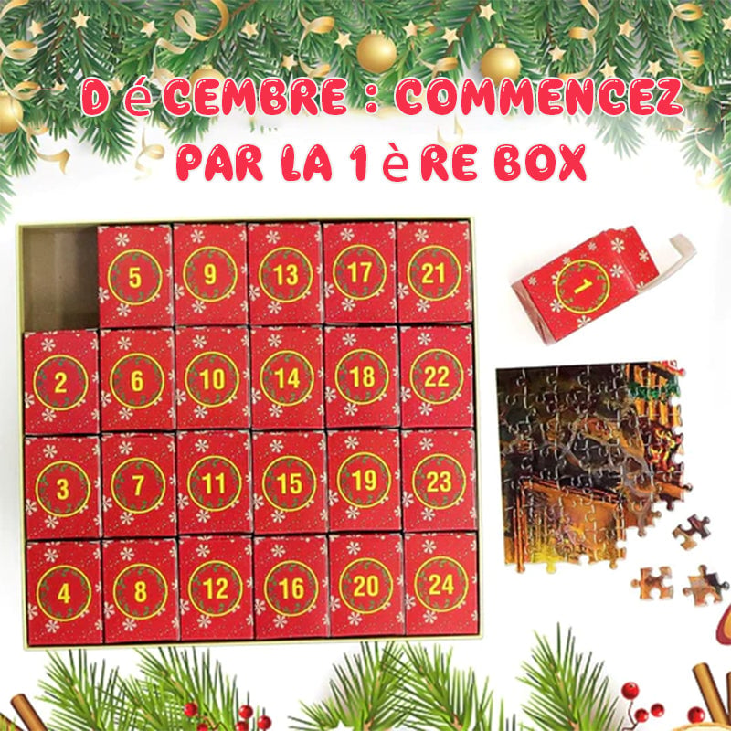 Calendrier de l'Avent 2024 Puzzles de Noël