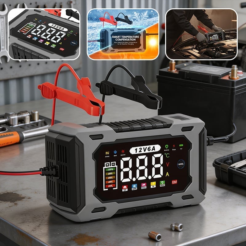 12V Smart Battery Charger Maintainer