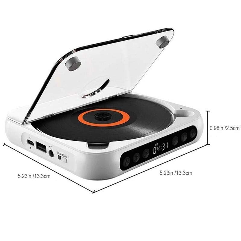 Tragbarer CD-Player mit Bluetooth-Kompatibilität