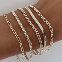 5pcs Personalized Bracelet Set