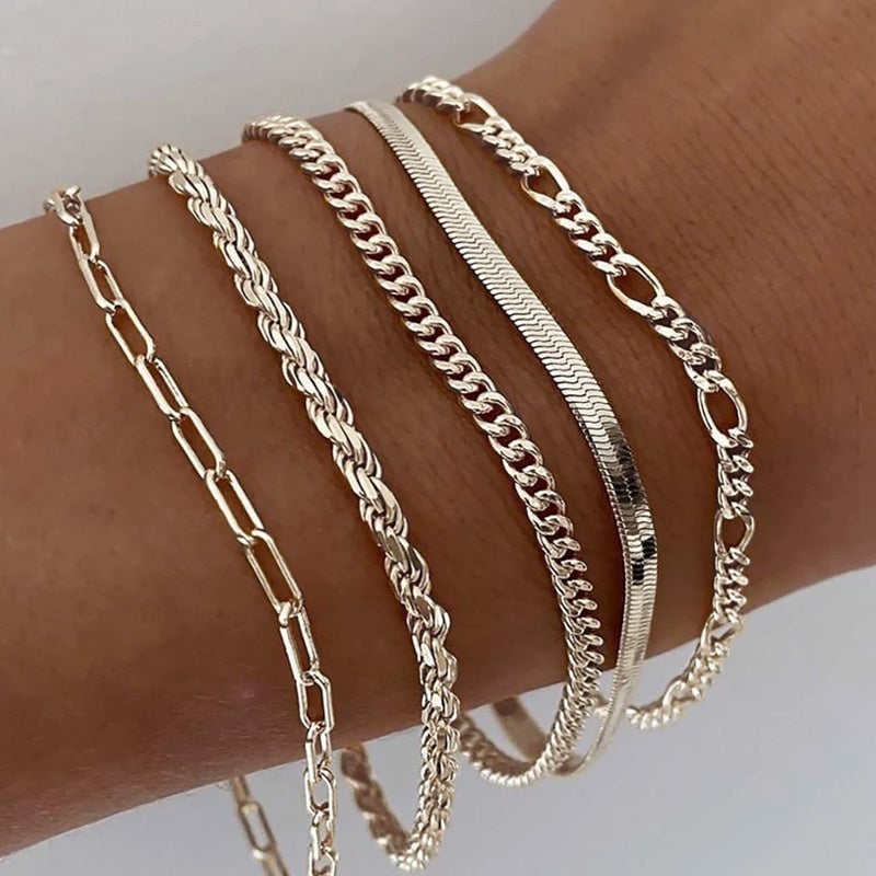 5pcs Personalized Bracelet Set