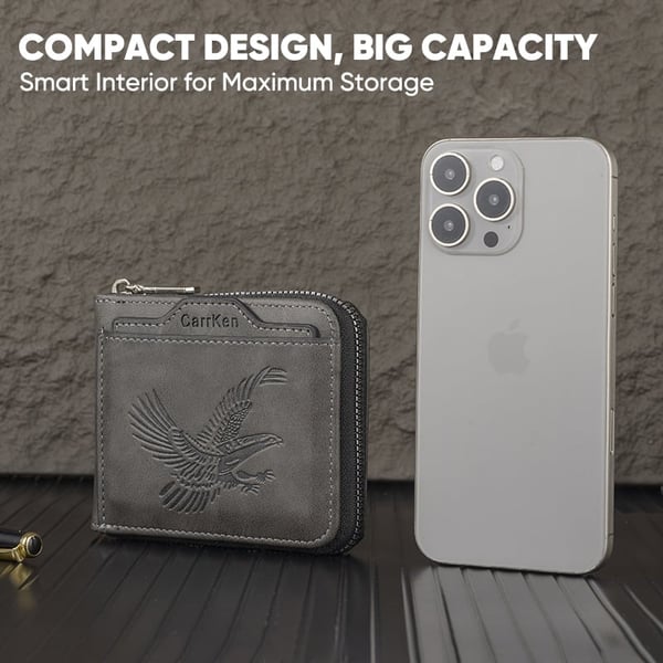 Men's Eagle Bifold Rfid Wallet