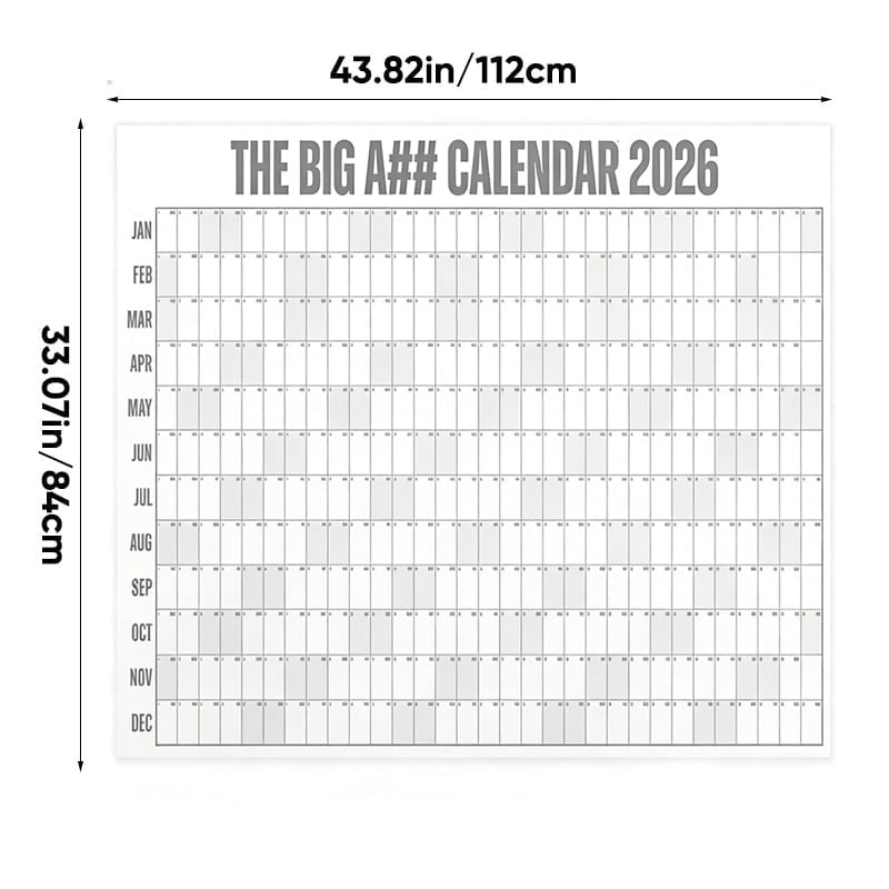 Oversized Wall Calendar