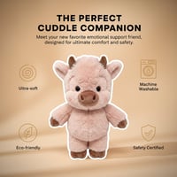 Running Cow Plush Toy