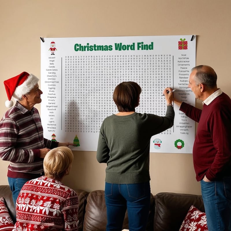 Word Fill-in Puzzle Poster