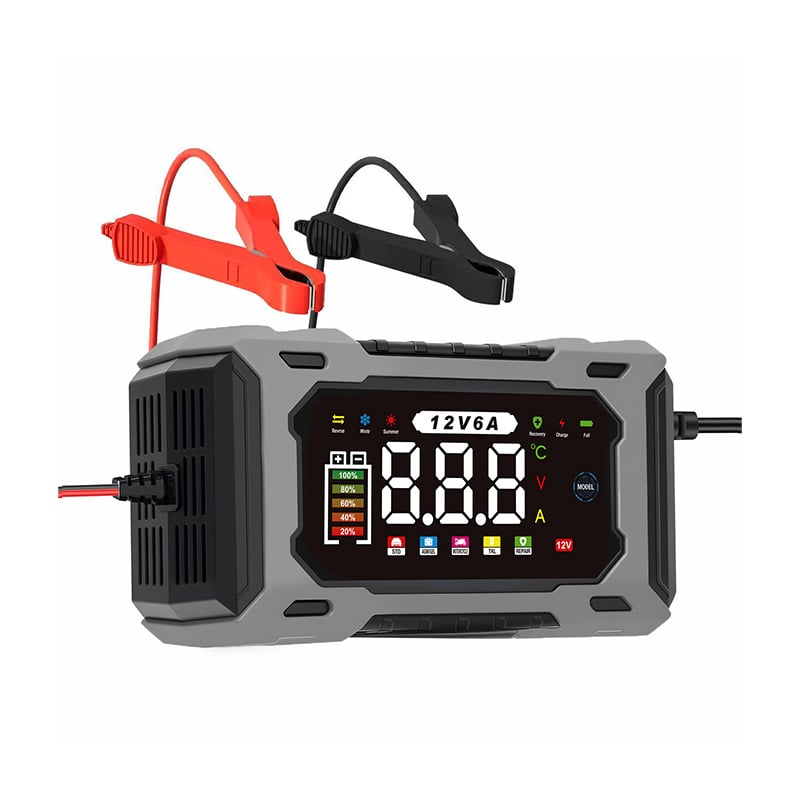 Intelligentes 12V 6A Batterieladegerät für Auto & Motorrad