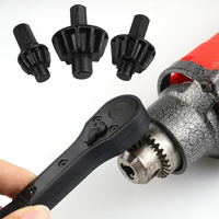 Dual-Head Ratchet Drill Chuck Wrench