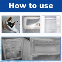 Refrigerator defrost and de-icer