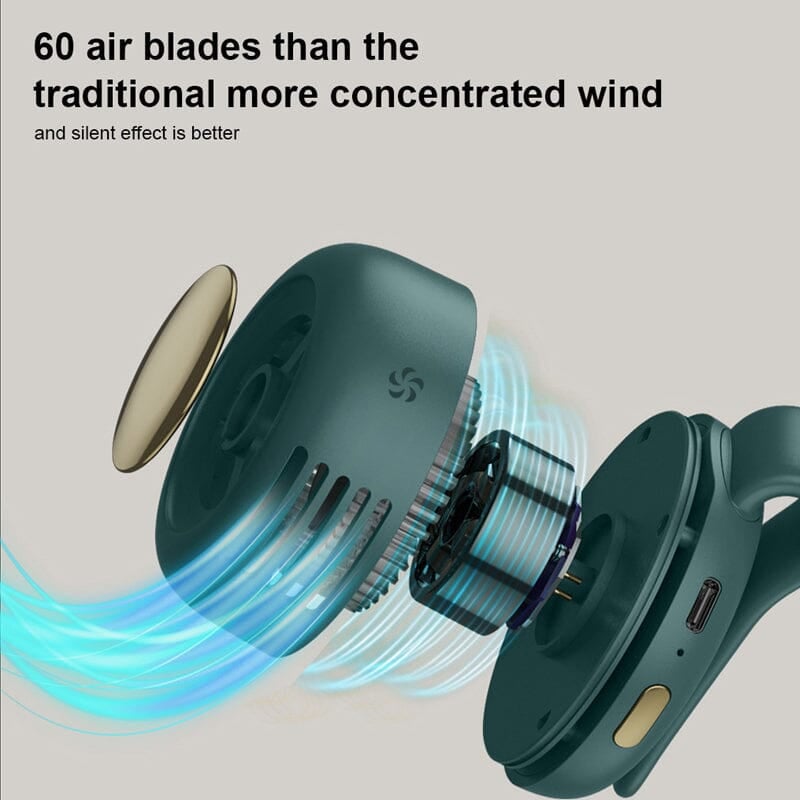 💥New Arrivals💥Small Whirlwind Clip Waist Neck Fan