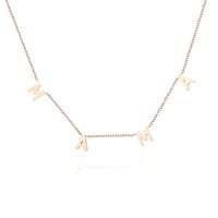 Letter Necklace for Mama