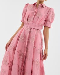 Jacquard Elegant Fashion Slim-Fit Long Dress