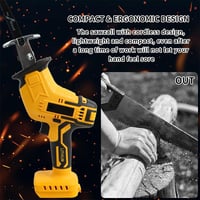 Sakerplus Battery-compatible wireless reciprocating saw