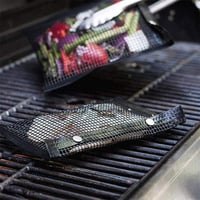 Återanvändbara klibbfria BBQ mesh grill påsar