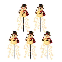 Snowman Magic Fountain Garden Light