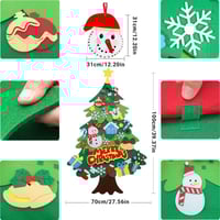 Sakerplus® DIY Felt Christmas Tree Decoration