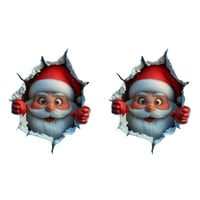 Santa Claus Wall Sticker Set