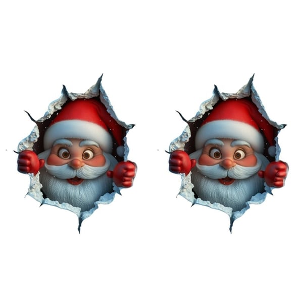 Santa Claus Wall Sticker Set