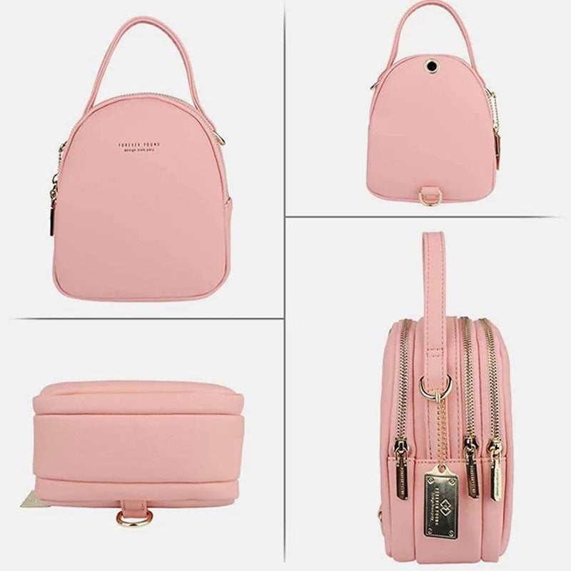 Leichte Umhängetasche mit mehreren Fächern