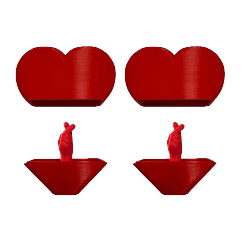 Valentine's Day Middle Finger Heart Prank Gift