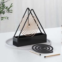 Trekantet myggspiralholder i jern