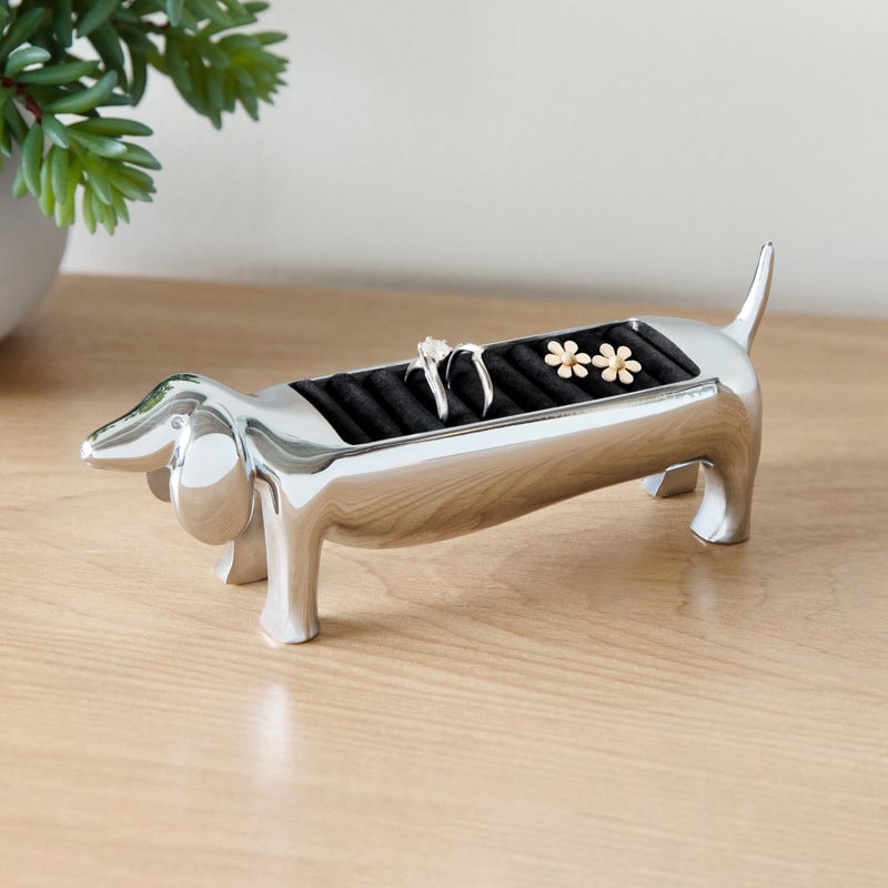 Sausage Dog Ring Holder Jewelry Stand