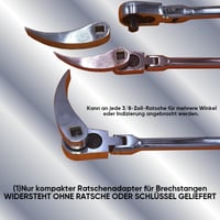 Saker Brecheisenadapter-Kopfwerkzeug
