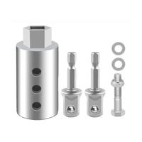 Stainless Steel Trailer Jack Electric Drill Adapter