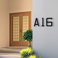 Solar-Powered Outdoor House Number Light