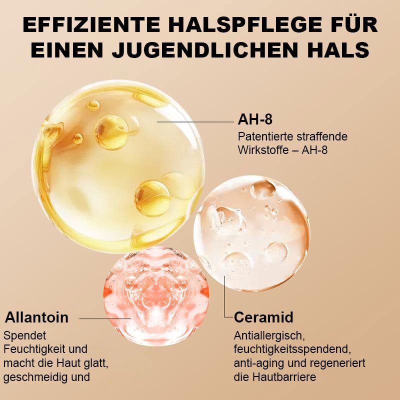 Straffende und hebende Halscreme