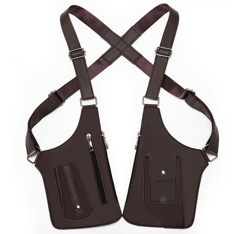 Taktisk Brystveske for Menn – Multifunksjonell Crossbody-Vestpakke