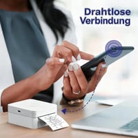 Bluetooth Tragbarer Aufkleberdrucker