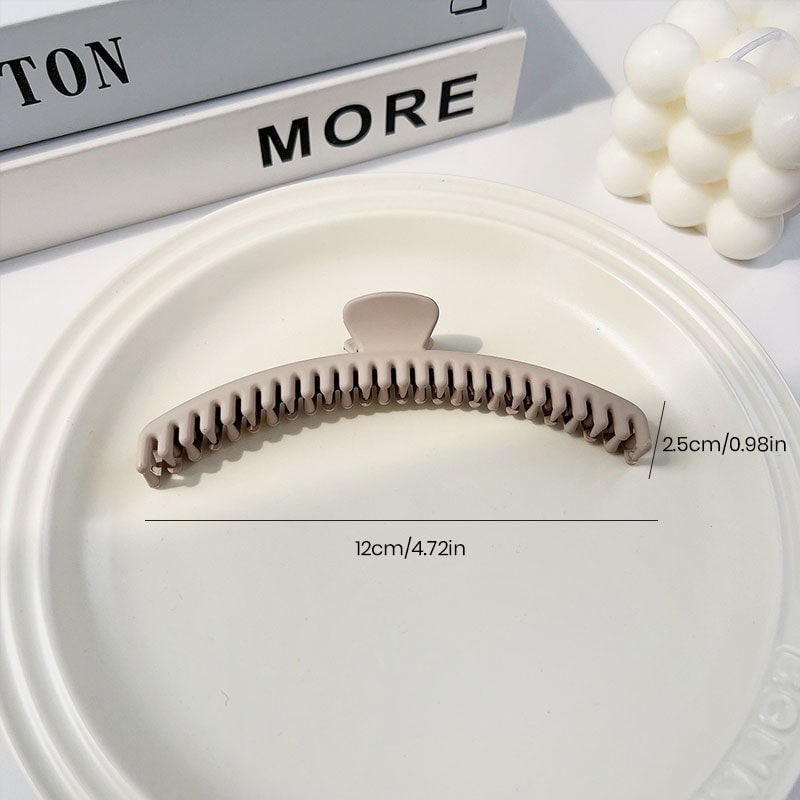 Elegant Frosted Gripper Hair Clips for Women