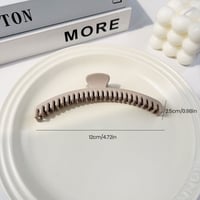 Elegant Frosted Gripper Hair Clips for Women