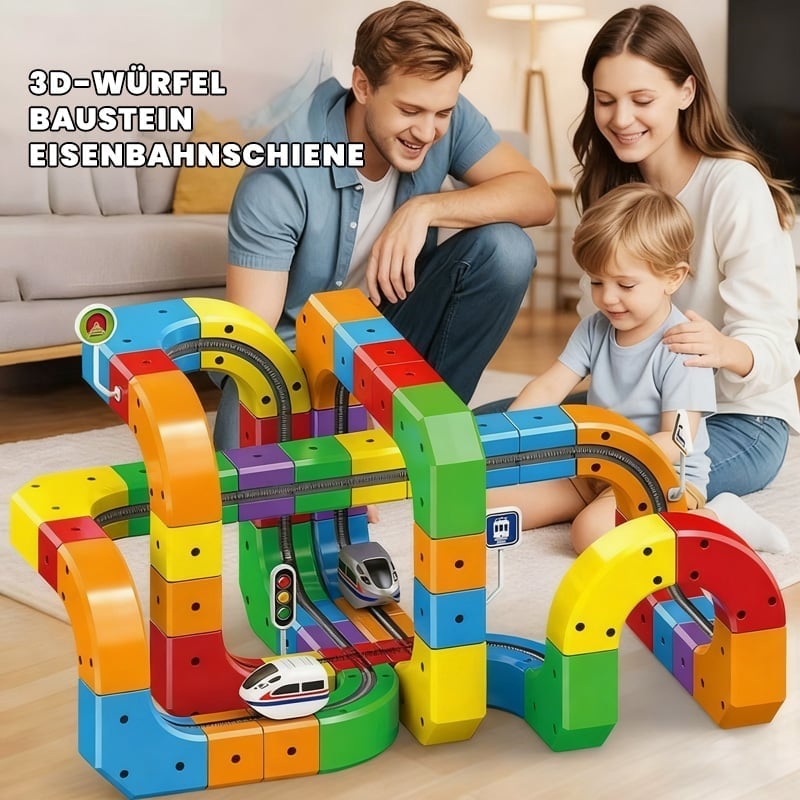 3D STEM Elektrisches Eisenbahn-Set