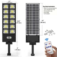 Solar-LED-Lampe für den Außenbereich