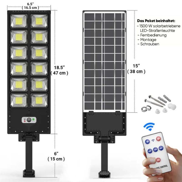 Solar-LED-Lampe für den Außenbereich