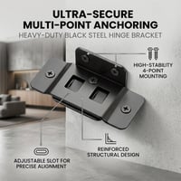 2-in-1 Iron Buckle Corner Brackets