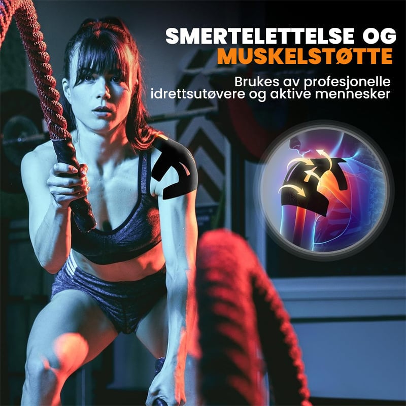 Kinesiologitape for lindring av skuldersmerter