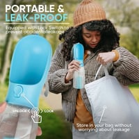 Sakerplus Portable Dog Water Bottle