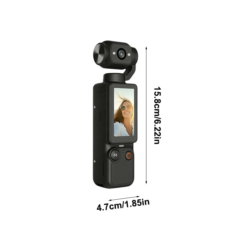 180° Rotating Sports Vlog Camera