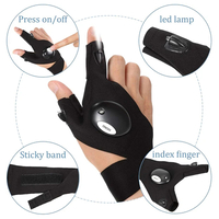 LED Flashlight Waterproof Gloves