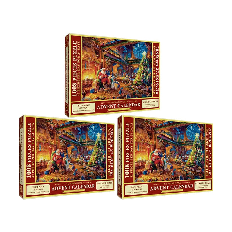 Christmas countdown puzzle ×3
