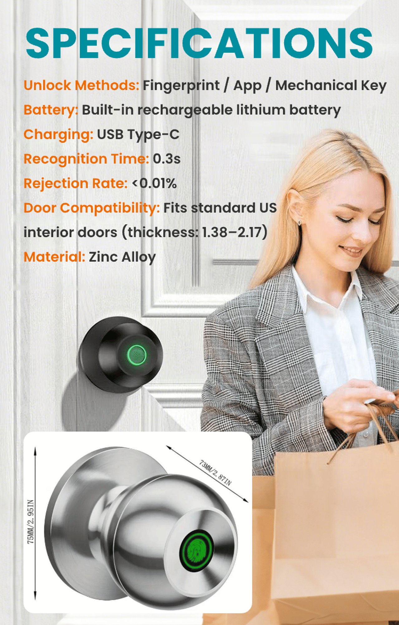 Fingerprint Door Lock Installation