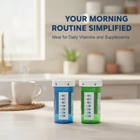 Reusable Sliding Pill Reminder Bottle Tracker