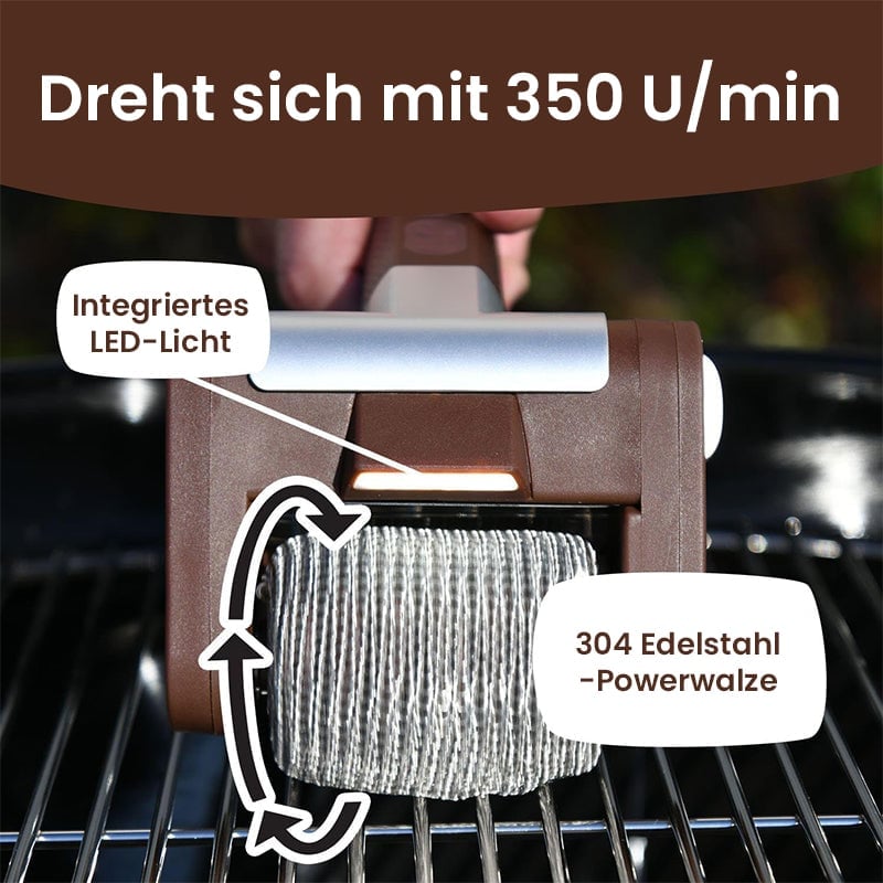 Elektrischer Grillreiniger ohne Borsten